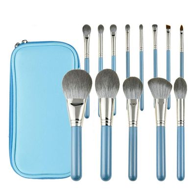 12PCS Makeup Brush Set, Eye Shadow Brush, Makeup Brush Set, Advanced Synthetic Foundation Concealer Eye Shadow Makeup Brush Set(Color:Zipper packaging)
