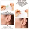 Ear Piercing Cleaner Floss,Ear Hole Cleaner,Ear Piercing Cleaner,180PCS Piercing Cleaner Floss,Piercing Cleaner,Earring Cleaner,Earring Hole Cleaner,Piercing Floss,Ear Hole Floss,Piercing Hole Cleaner view 4