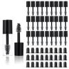 27Pcs Empty Mascara Tubes with Wand Mini 3ml Empty Mascara Bottles with Brush Rubber Inserts Small Sample Size Eyelash Growth packing Tube Container for Travel(Black) view 1