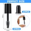 27Pcs Empty Mascara Tubes with Wand Mini 3ml Empty Mascara Bottles with Brush Rubber Inserts Small Sample Size Eyelash Growth packing Tube Container for Travel(Black) view 2