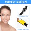 27Pcs Empty Mascara Tubes with Wand Mini 3ml Empty Mascara Bottles with Brush Rubber Inserts Small Sample Size Eyelash Growth packing Tube Container for Travel(Black) view 3