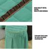 3-Piece Massage Table Sheet Set,Solid Color Beauty Bed Cover Hair Wash Bedspread Bed Sheet Ideal for Aesthetics Massage,O,150 * 70cm (H 150 * 68cm) view 4