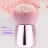 1 Pc Pink Mini Makeup Blush Brushes, Small Blush Brush, Travel Mushroom Head Foundation Brush, Kabuki Brush for Mineral Powder Contouring Cream or Liquid Cosmetics view 2