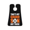ZKLCRYTR That's My Grand Son Out There Men's Beard Bib Apron Waterproof Smooth Surface Beard Apron Durable Foldable Beard Hair Men's Gift view 1