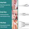 Ingrown Toenail Removal Kit, Pedicure Tools Kit Professional Knife Set Stainless Steel Ingrown Toenail Tool Foot Care Tools Nail Cuticle Remover (5 Pcs Set) view 2