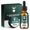 Beard Growth Kit - 2X Concentration Biotin for Men, Natural Argan, Jojoba Oils and Vitamins (Cedarwood) view 1