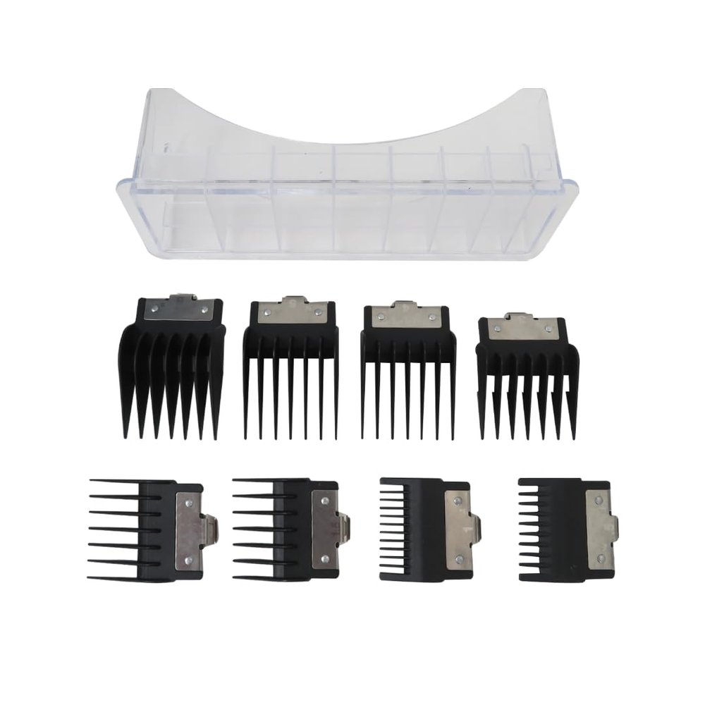 8 Sizes Hair Clipper Guards Kit For BaBylis-PRO Barberology FX870, FX890, FX825, and FX673 Clippers, Replacement Guards Set w/Metal Clip From 1/16-3/4 inch Snap on Comb Set