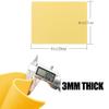 3MM Blank Tattoo Practice Skin,New Star Tattoo 12Pcs Double Sides Thick Fake Skin Tattoo Practice 86 in Soft Practice Skin for Beginners and Experienced Artists Microblading Tattoo Supplies, Beige view 2