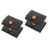NOLITOY 4pcs Essential Oil Carrying Bag Case Portable Organizer for Travel Purify Scented Oils Pouch view 1