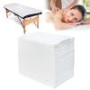 100Pcs Disposable Massage Table Sheets 31" x 71" Non-Woven Fabric Disposable Bed Sheets SPA Bed Cover Breathable Oil-Waterproof Sheets for Travel Spa Tatto Hotel Salon (White) view 1