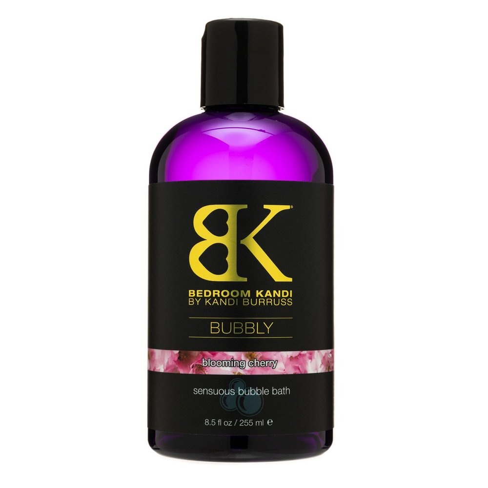 Bedroom Kandi 8.5 fl oz. Bubbly - Bubble Bath with Cherry Blossom Scent | Natural Botanical Ingredients | Moisturizing Bubble Bath by Kandi Burruss | Paraben-Free | Made in The USA