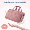 BAGSMART HangingToiletry Bag for Women, Puffy Travel Toiletry Bag with Jewelry Organizer, Waterproof Cosmetic Makeup Bag Compartment, Toiletries Kit Set for Traveling, Accessories, Essentials (Large) view 4