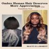 10A Ombre Human Hair Bundles With Closure 100% Brazilian Virgin Human Hair Body Wave Ombre Hair 3 Tone Black to Blonde Brazilian Remy Hair Bundles (T1B/4/27,16 18 20+14) view 2