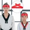2Pcs Japanese Karate Headbands for Boys and Girls - Ninja Print Hairbands for Sports Cooking Cosplay and Birthday Parties view 2