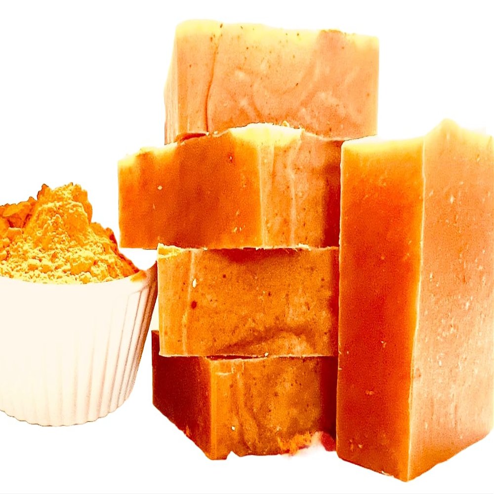 Turmeric and Kojic Acid Soap - Brightening, Authentic-Handmade, Dark Spots, Acne, Softens Skin