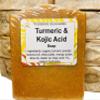 Turmeric and Kojic Acid Soap - Brightening, Authentic-Handmade, Dark Spots, Acne, Softens Skin view 2