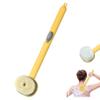 2024 Newest Bath Back Brush Long Handle for Shower, Massage Shower Cleaning Brush/Skin Scrubber/Dry Body Bursh for Cleaning with Soap Dispenser for Men Women (1PC Yellow) view 1