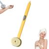 2024 Newest Long Handle Shower Brush for Body with Soap Dispenser, Scrub Shower Cleaning Brush, Bath Massage/Skin Scrubber/Exfoliating Brush/Back Scratcher for Women Men (1PC Yellow) view 1