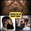 G.B.S 100% Natural Boar Bristles Beard Brush - Small Travel Size with Ergonomically Designed Wood Handle - Professional Beard and Mustache Grooming Softens and Untangles Your Beard (3) view 3