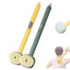 2024 Newest Bath Back Brush Long Handle for Shower, Massage Shower Cleaning Brush/Skin Scrubber/Dry Body Bursh for Cleaning with Soap Dispenser for Men Women (1PC Yellow +1PC Green) view 1