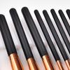 10 Pcs makeup brush set black multi-color makeup brush wooden makeup brush eye shadow blush highlight shadow brush makeup brush view 4