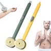 2024 Newest Body Scrubbers for Use in Shower with Soap Dispenser, Bath Brush Long Handle for Shower, Body Brush/Shower Cleaning Brush with Massage Function for Women Men (1PC Yellow +1PC Green) view 2