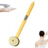 2024 Newest Body Scrubbers for Use in Shower, Long Handled Scrub Brush for Shower, Skin Scrubber/Long Handle Bath Massage Cleaning Brush with Soap Dispenser for Women Men (1PC Yellow) view 1