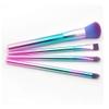 Plastic Brush Portable Handle Set Brush 4 Makeup Eye Powder Brush Makeup Pcs Brush Crystal Makeup Brushes view 3