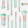 10PCS Brush Tools Brush Cosmetic Makeup Sets Eyeshadow Eyebrow Foundation Wooden Brush Scrunch It Brush view 3