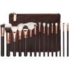 15 Pc Makeup Brush Multifunctional Makeup Tool Portable Makeup Brush For Face Makeup Eye Makeup Brown view 1