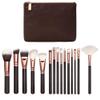 15 Pc Makeup Brush Multifunctional Makeup Tool Portable Makeup Brush For Face Makeup Eye Makeup Brown view 2