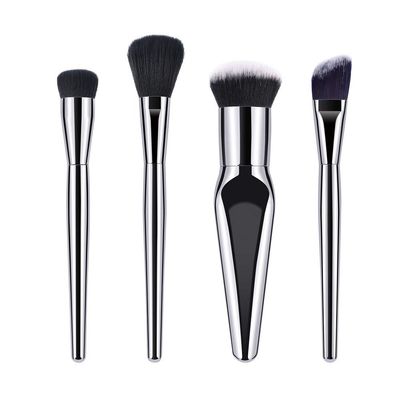 IBDRYKK Cosmetic Brush Brushes Makeup Foundation Brush Powder Eyeshadow Set 4PCS Brush, Sliver