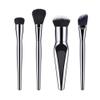 IBDRYKK Cosmetic Brush Brushes Makeup Foundation Brush Powder Eyeshadow Set 4PCS Brush, Sliver view 1