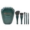 5 Pieces Of Shell Mirror Makeup Brush Set Portable Plastic Handle Powder Blusher Brush Eye Beauty Tools(Color:C) view 1