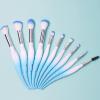 10 Pcs Makeup Brush Set Feather Makeup Brushes Eyeshadow Brush Eye Concealer Foundation Real Makeup Technique(Color:Blue) view 4