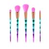 IBDRYKK Makeup Cosmetic Eyebrow Tools Foundation 5PCS Brush Sets Brush Wooden Eyeshadow Brush Cute Highlighters for Teen Girls Makeup view 1
