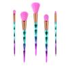 IBDRYKK Makeup Cosmetic Eyebrow Tools Foundation 5PCS Brush Sets Brush Wooden Eyeshadow Brush Cute Highlighters for Teen Girls Makeup view 2