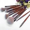 11 Pcs Of Imitation Mahogany Makeup Brush, Loose Powder Brush, Blush Brush Beauty Makeup Kit(Size:11 rosewood brush sets+brush pack) view 3
