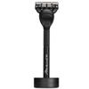 Bolin Webb Generation Razor and Stand in Black. Fitted with Gillette Fusion5 Blade. Luxury Razor for Men. (Black-Ali) view 2