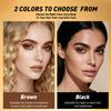2 in 1 Microblading Eyebrow Pen with Eyeliner Pencil,3D Waterproof Magic Brow Pencil with 4 Fork Tip Multifunctional Double Head Microblade Eyebrow Pencil Waterproof and Long-Lasting (black) view 2