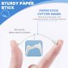 Pointed Tip Cotton Swabs, 800 Count Double Precision Tips with Paper Stick, Cotton Buds for Makeup, Personal Care, Crafts view 2