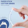 Cotton Swabs, 800 Count Double Spiral Tipped with Paper Stick, Cotton Buds for Makeup, Personal Care, Crafts view 2