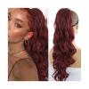 Ponytail Extension 24 Inch Long Body Wavy Ponytail Hair Extension Heat Resistant Synthetic Drawstring Ponytail Hairpieces Clip-In Curly Wavy Hair Extensions for Women Pony Tails Hair Extensions(Color: view 1