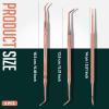 Teenitor Pedicure Tools for Feet, Toenail File and Lifters, Ingrown Toenail Removal Kit Pain Relief (Rose Gold) view 2