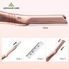 AEHNAMS Care Facial Exfoliation Dermaplaner Metal Razor Set with Face Oil 20ml, 3 Replacement Blades, Rose Gold view 4