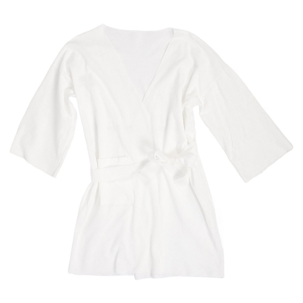 Beavorty 80g Disposable Thickened Cotton Bathrobe for Spa and Salon Use Travel-friendly Hotel Robe Skin-friendly and Breathable Design for Massage and Sauna Sessions