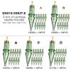 50Pcs Tattoo Needles Assorted,Solong Pro Disposable Tattoo Needles Size #12 Round Liner-10Pcs each of 3RL,5RL,7RL,9RL,11RL Tattoo Cartridge Needles EN01S-50KIT-E view 2