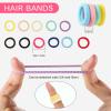 150 Pack Soft Seamless Elastic Hair Ties for Toddlers and Little Girls - No Damage Hair Bands, Ponytail Holders, and Hair Accessories Gift view 2