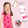 150 Pack Soft Seamless Elastic Hair Ties for Toddlers and Little Girls - No Damage Hair Bands, Ponytail Holders, and Hair Accessories Gift view 3