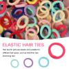 150 Pack Soft Seamless Elastic Hair Ties for Toddlers and Little Girls - No Damage Hair Bands, Ponytail Holders, and Hair Accessories Gift view 4